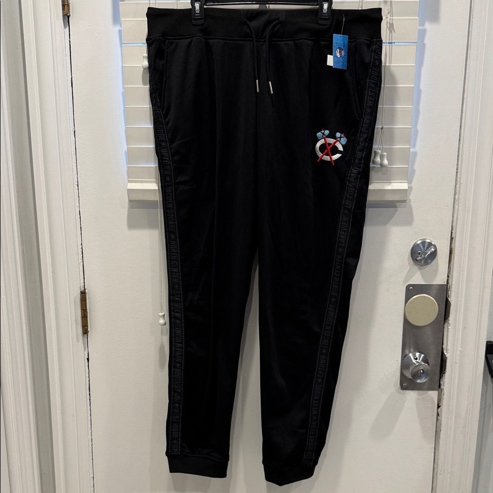 Blackhawk four star collection Black Joggers‎ with Embroidered Logo